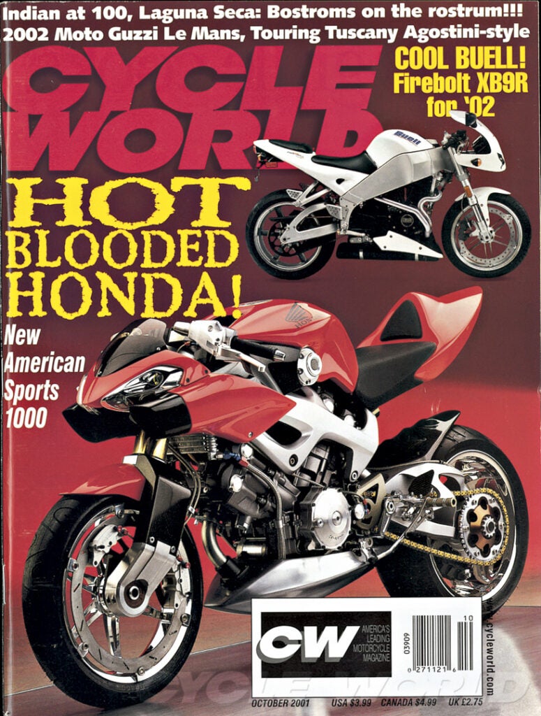 Honda’s 1991 NAS 1000 concept was based on an existing streetbike but never saw production.