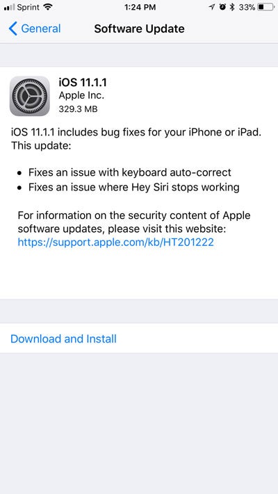 iPhone typing fix