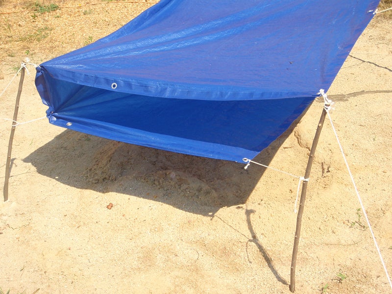 desert tarp shelter