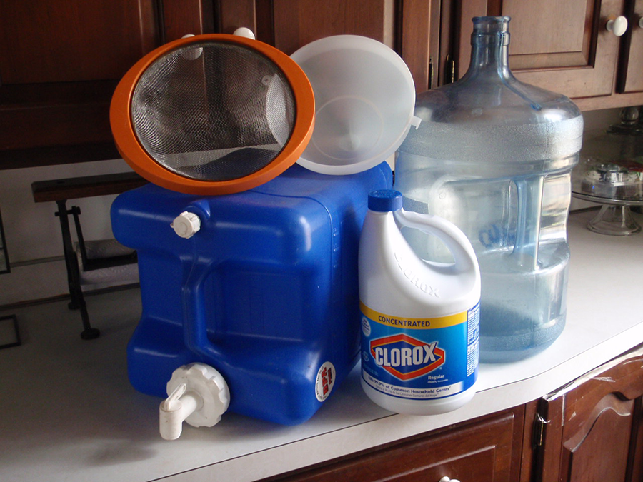 bleach for water purification