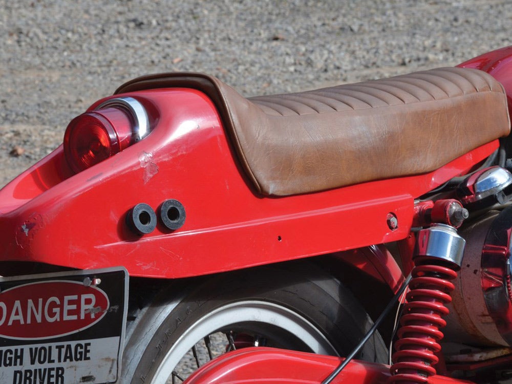 boattail seat from a Sportster
