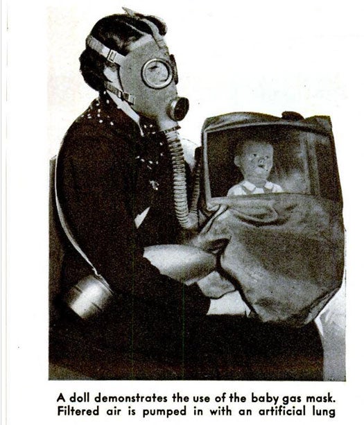 Baby Gas Mask: November 1938