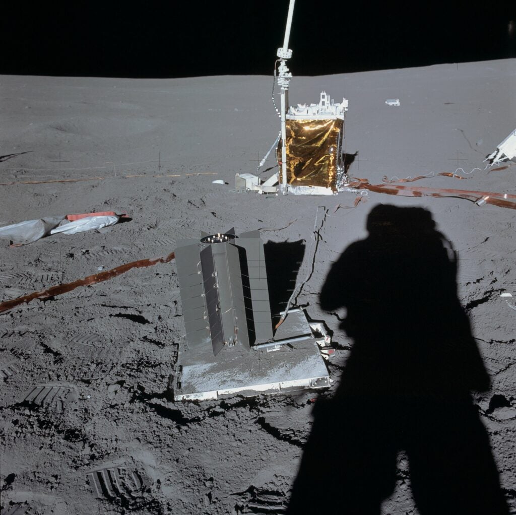 Apollo 14's ALSEP on the Moon