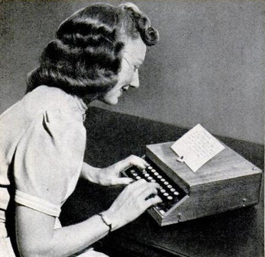 Typing Music, December 1939