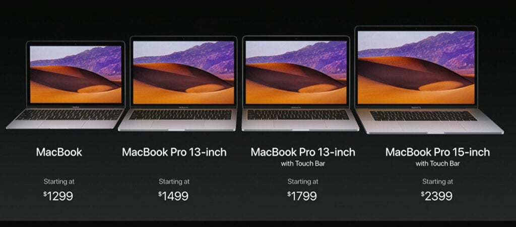 New MacBook Pros