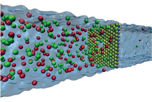 The ultra-thin membrane and its microscopic opening