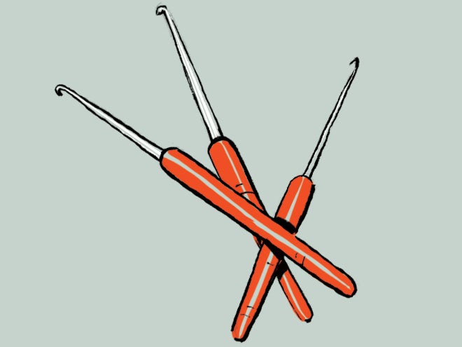5-millimeter needle hooks
