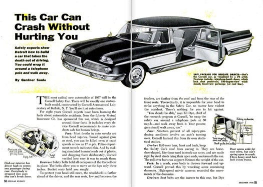 A Car That Can't Hurt You: December 1956