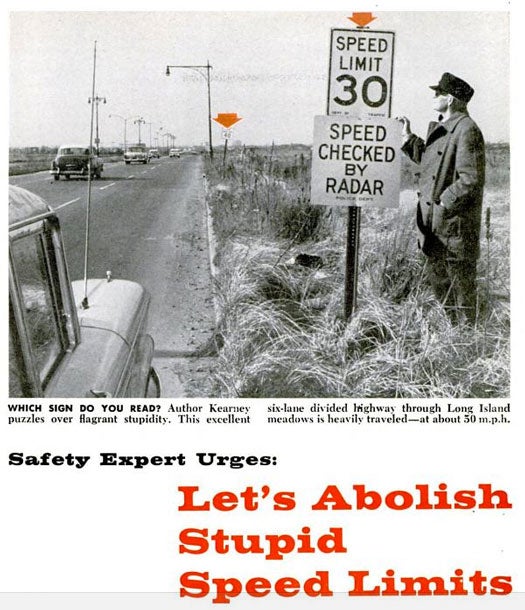 Abolishing Speed Limits: May 1960