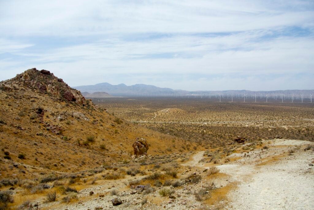 landscape around Mojave
