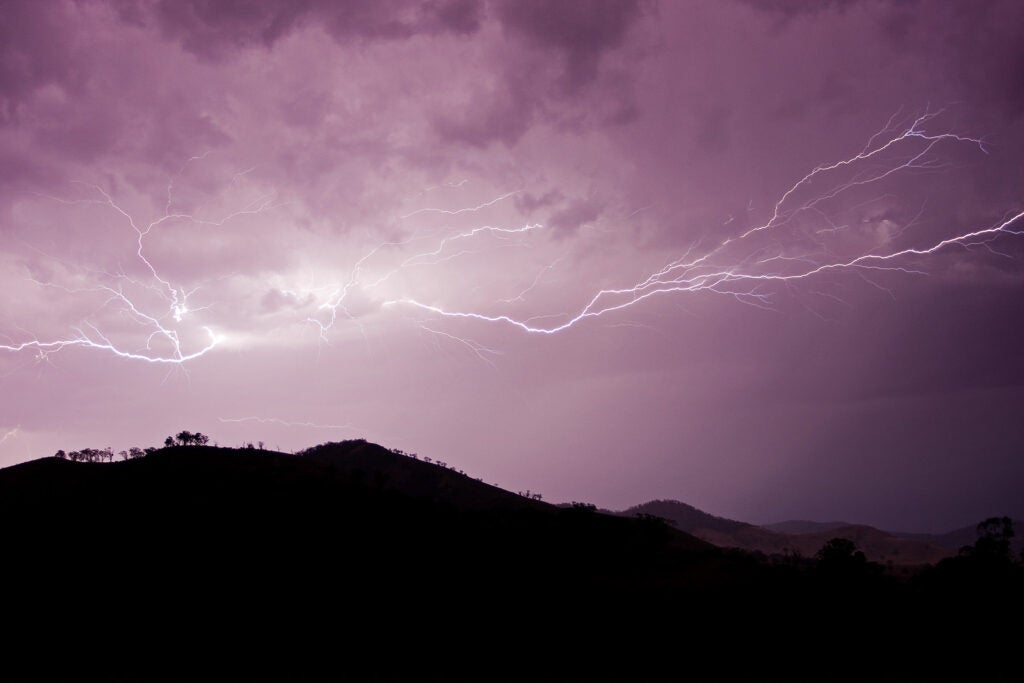 lightning in Australia