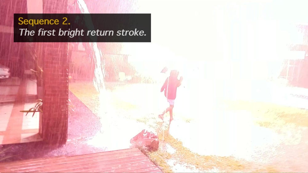 bright return stroke