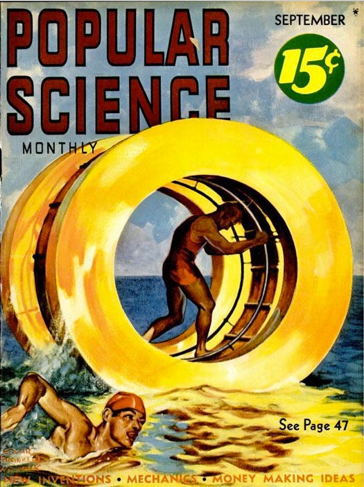 Water-Wheel Racing: September 1938