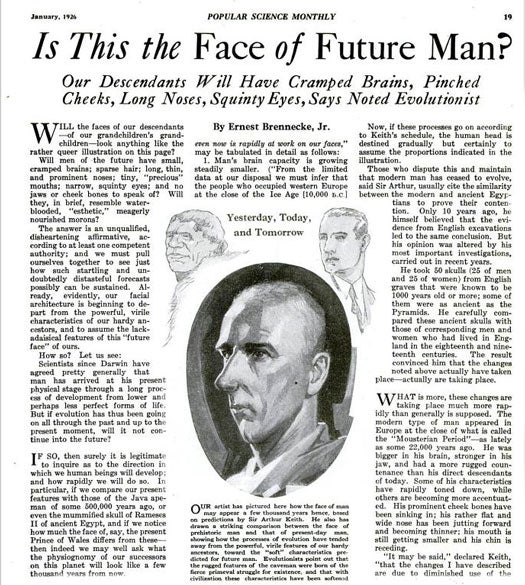 Evolution of Man: January 1926