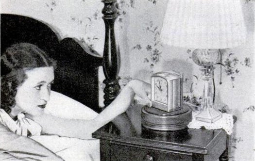 An Alarm Clock Lazy Susan for Lazy People, November 1939