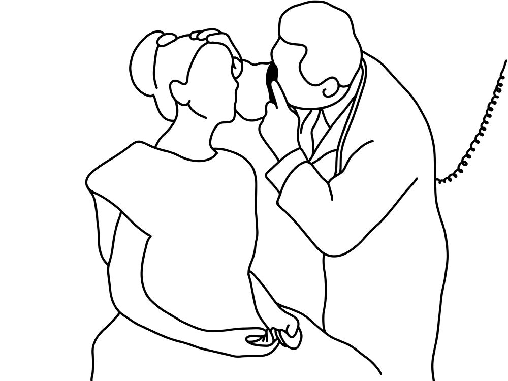 doctor checkup illustration