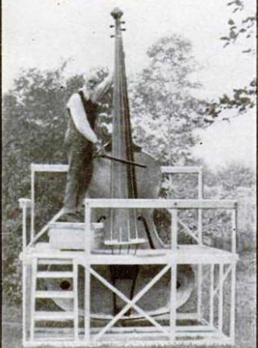 World's Largest Fiddle, April 1935