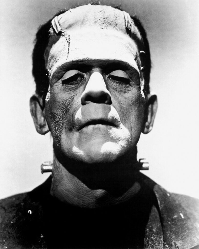 Actor Boris Karloff as Frankenstein’s monster