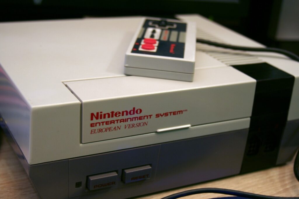Nintendo NES with joystick