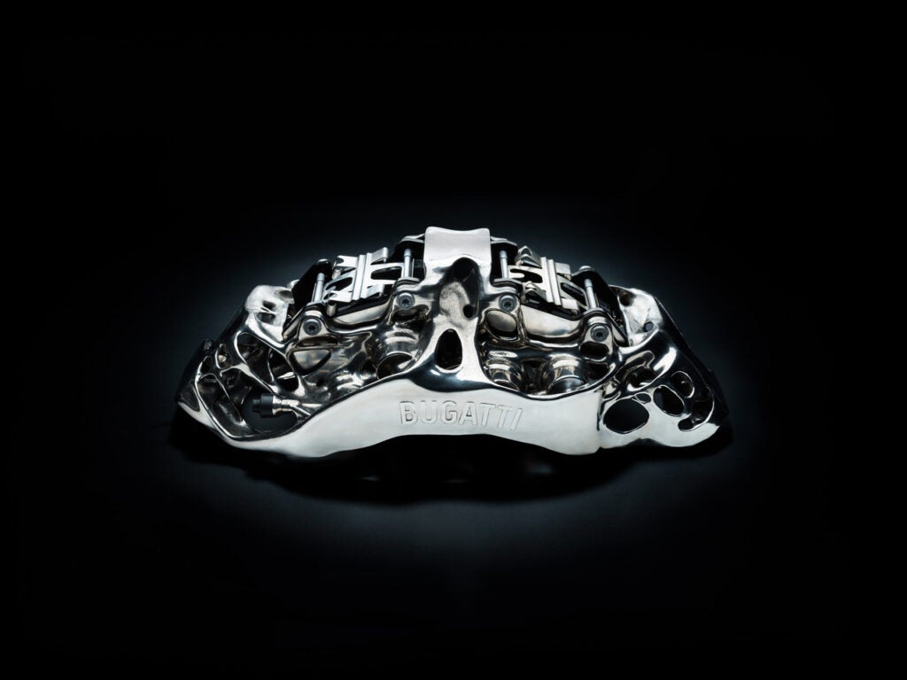 Bugatti 3D-Printed Titanium Brake
