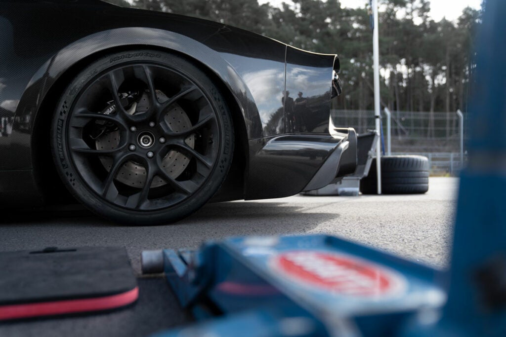 Chiron record-setting tires
