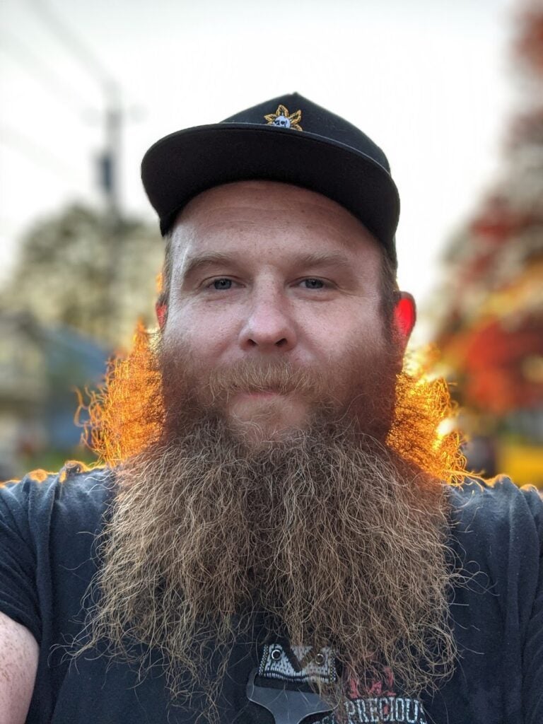 Portrait mode beard