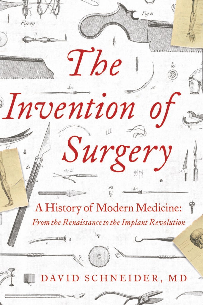 cover of the invention of surgery book