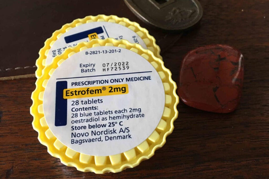 Prescription estrogen tablets
