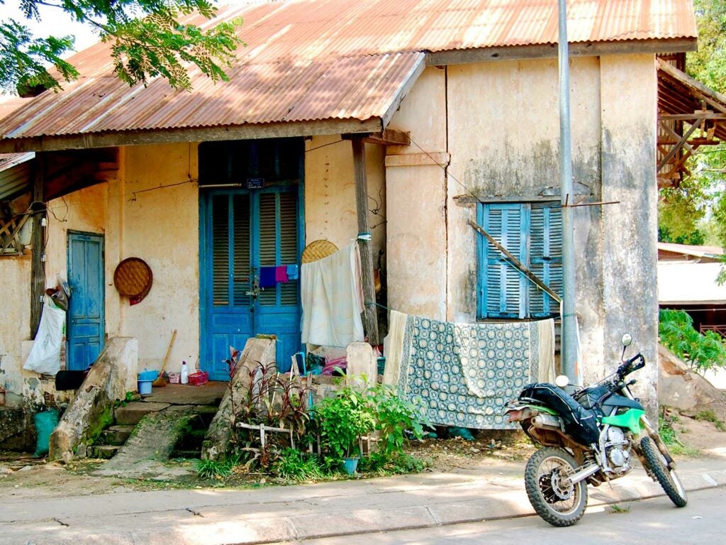 Don’t worry, feeling like you’re a crazy person for even attempting a solo motorcycle trip is normal. Thakhek, Laos.