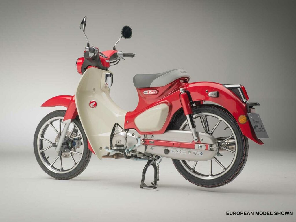 The 2020 Honda Super Cub C125 ABS. The latest version of the most used motor vehicle in the world.