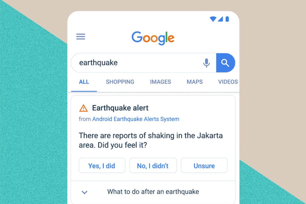 Google/Alphabet Android Earthquake Alerts System