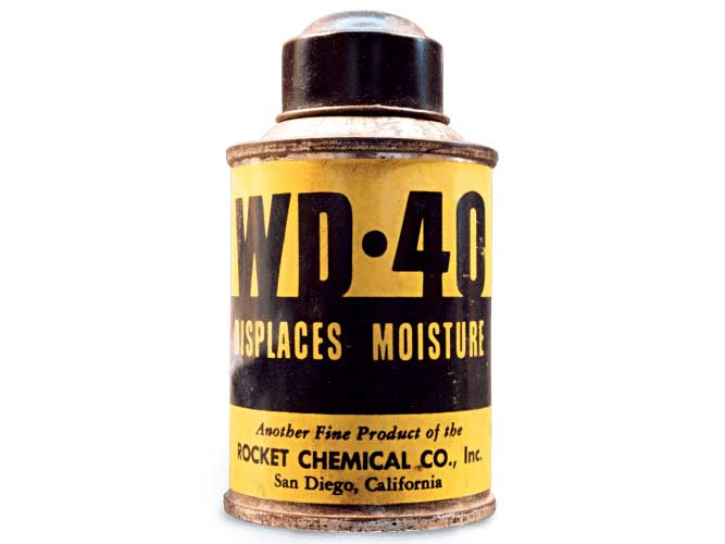 A vintage can of WD-40.